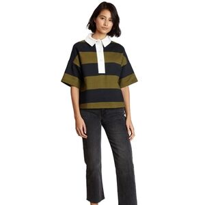 The kit Rugby Stripe Shirt, Army Stripe